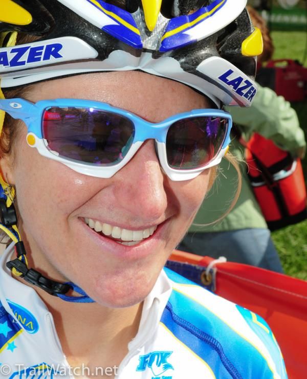 Amy Dombroski (Luna Pro Team) coming off a second place performance at Cross Vegas