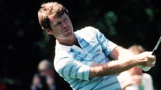 Tom Watson takes a shot at the 1984 Masters