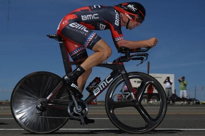 Taylor Phinney (BMC Racing) in full flight on his TT machine