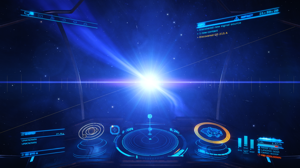 Geweldige pc-gamemomenten: spring in Hyperspace in Elite Dangerous