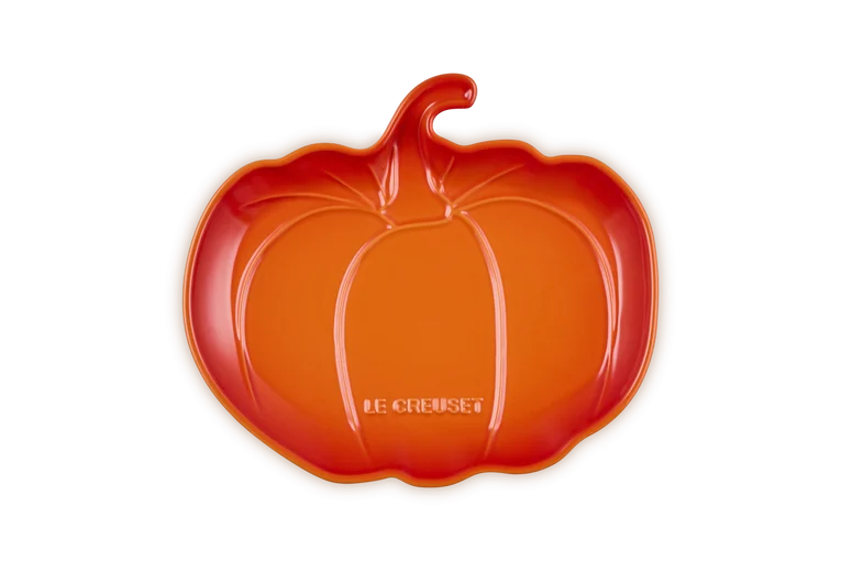 Stoneware Pumpkin Serving Plate