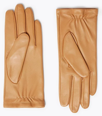 Leather Gloves in Camel, £17.50 | M&amp;S