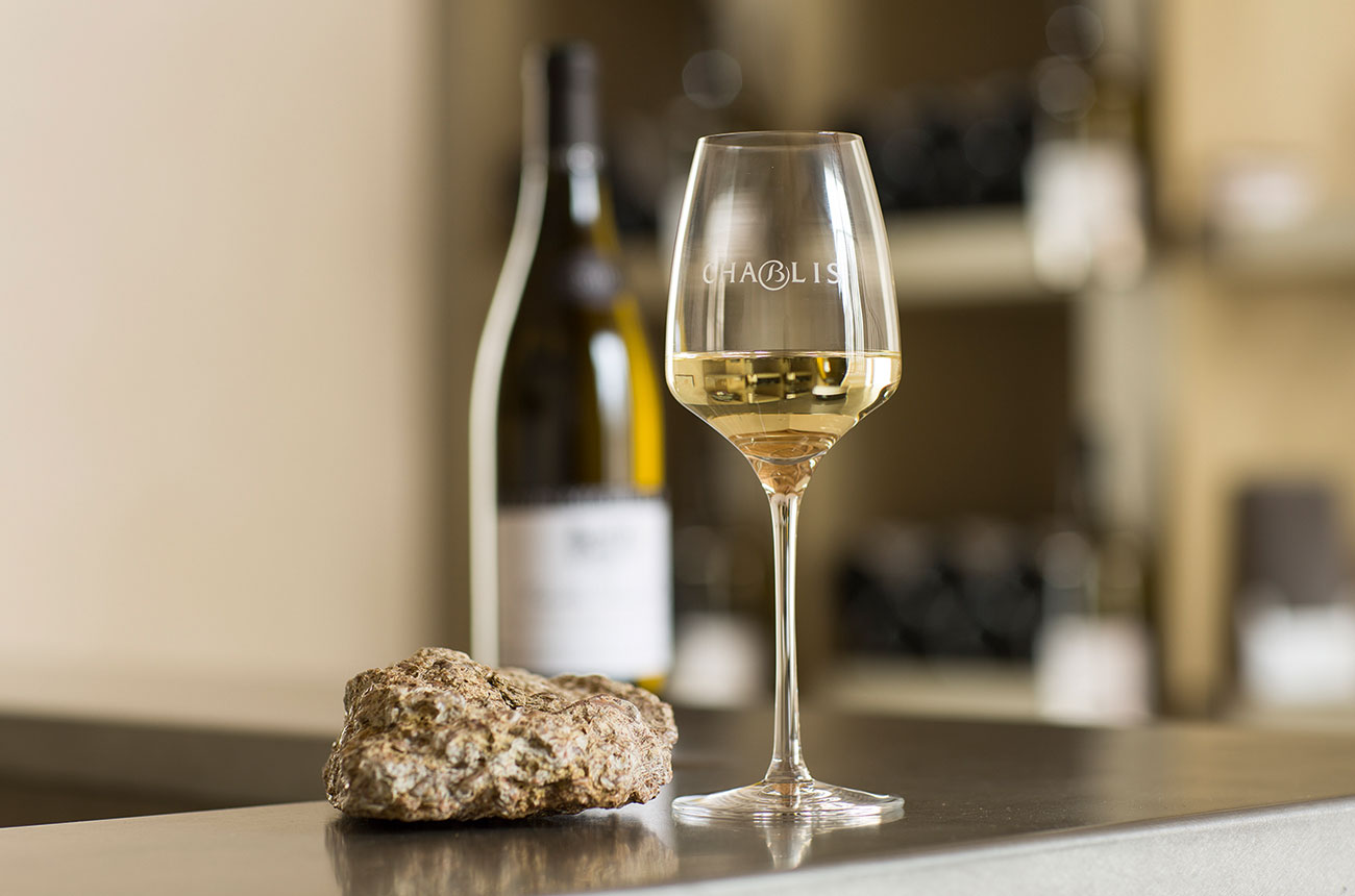 Chablis in glass