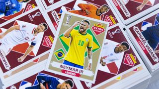Neymar Qatar 2022 Panini sticker for World Cup 2022 live stream