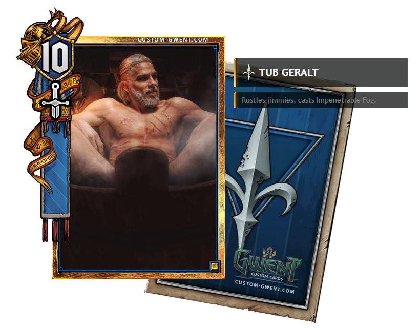 Fan Made Custom Gwent Lets You Design Your Own Gwent Cards Pc Gamer