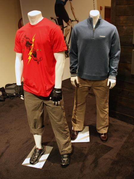 Casual clothing from Bontrager, too? Yup, and the stuff we saw actually looks pretty cool.