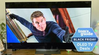 LG G3 OLED TV showing Mission Impossible: Dead Reckoning Part I