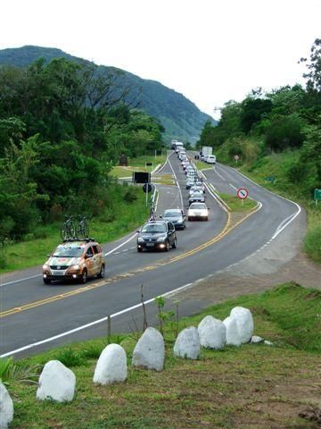 The race caravan