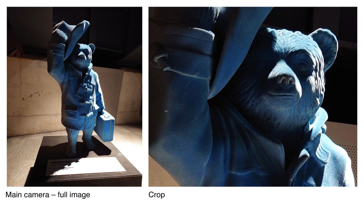 Photos taken on the Xperia 1 IV with cropped illustration to highlight detail captured