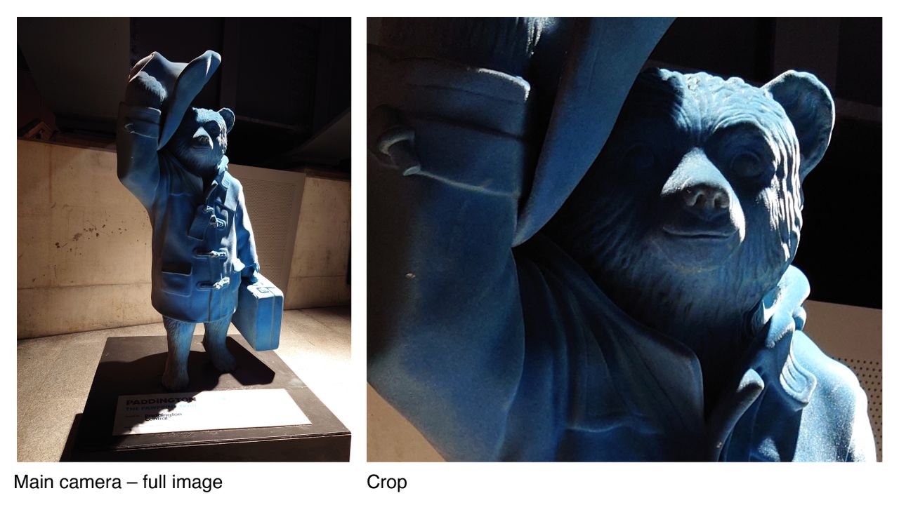 Photos taken on the Xperia 1 IV with cropped illustration to highlight detail captured