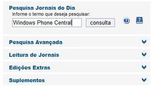 Brazilian certification search form