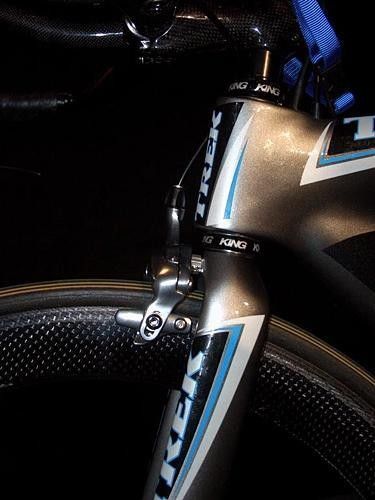 The pointy-end of Trek's TT bike, kitted out in cycling's finest