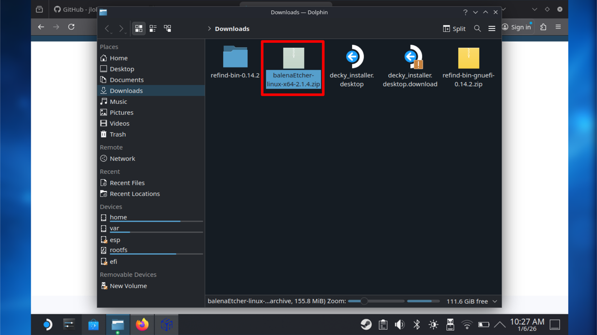 SteamOS guide on creating recovery media