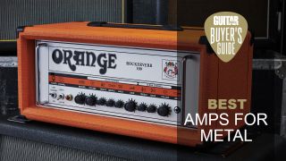An Orange Rockerverb 100 guitar amp