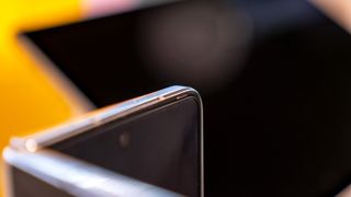 The small nubs on the corners of the inside bezel of the Samsung Galaxy Z Fold 5