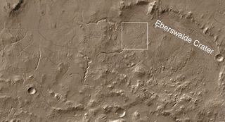 At this site in Mars' southern hemisphere, an ancient river once flowed into a lake. The area abounds with phyllosilicates, clay-like minerals that preserve a record of long-term contact with water. Here on Earth, oil geologists have built up a store of knowledge about how to look for organic materials in river deltas. Mission scientists and Curiosity may be able to tap into that knowledge in operations at Eberswalde.
