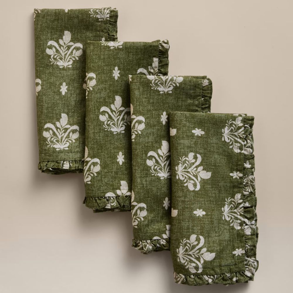 green napkins