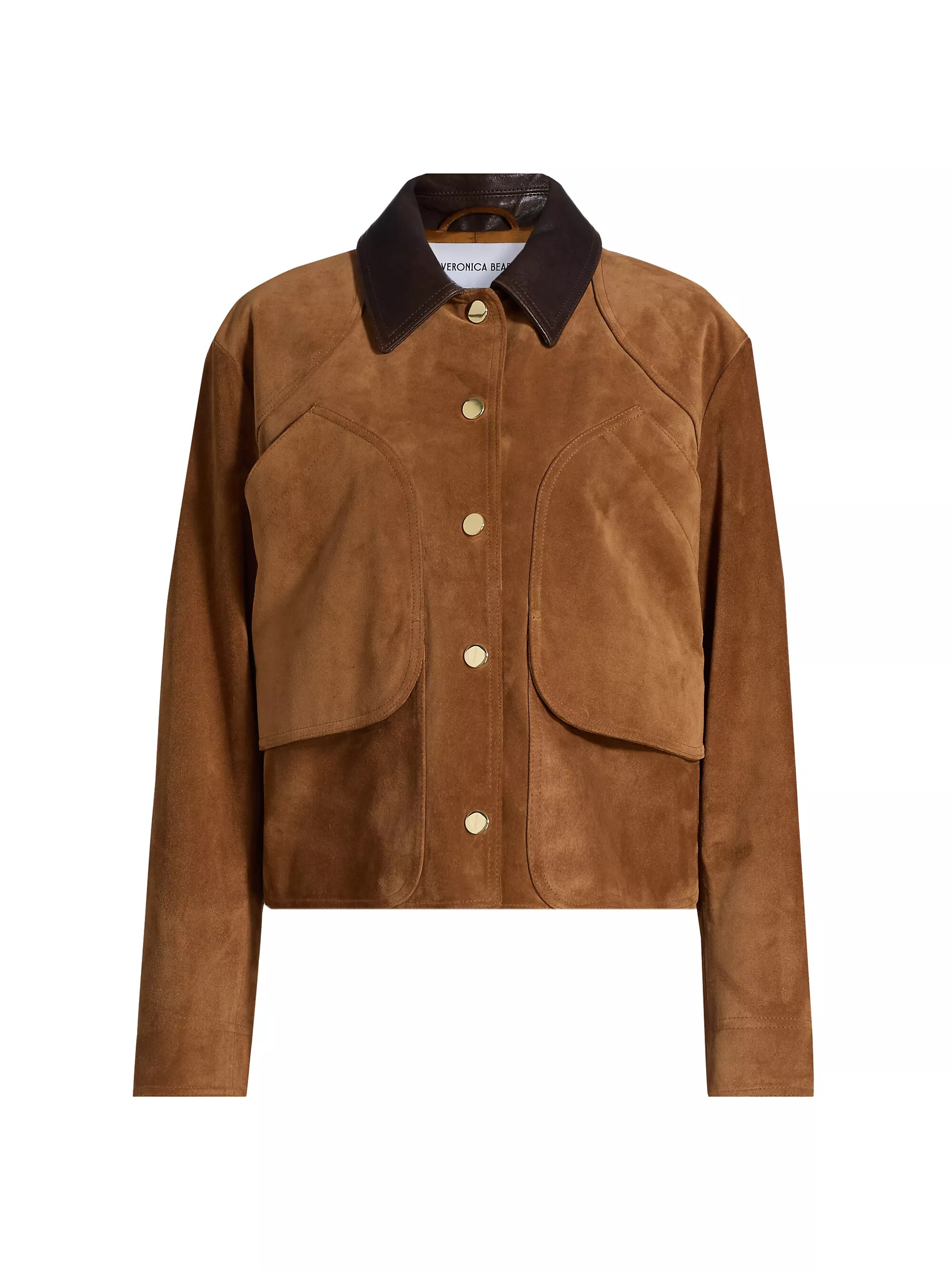 Walters Suede Crop Barn Jacket