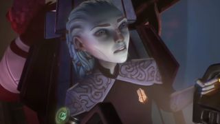 Ella Purnell's Gwyn in Star Trek: Prodigy piloting a ship