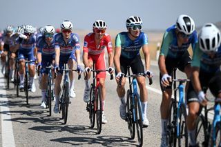 CORDOBA SPAIN AUGUST 23 Ben OConnor of Australia and Team Decathlon AG2R La Mondiale Red Leader Jersey with teammates compete during the La Vuelta 79th Tour of Spain 2024 Stage 7 a 1805km stage from Archidona to Cordoba UCIWT on August 23 2024 in Cordoba Spain Photo by Dario BelingheriGetty Images