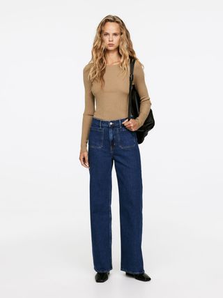 Lupine High Flared Stretch Jeans