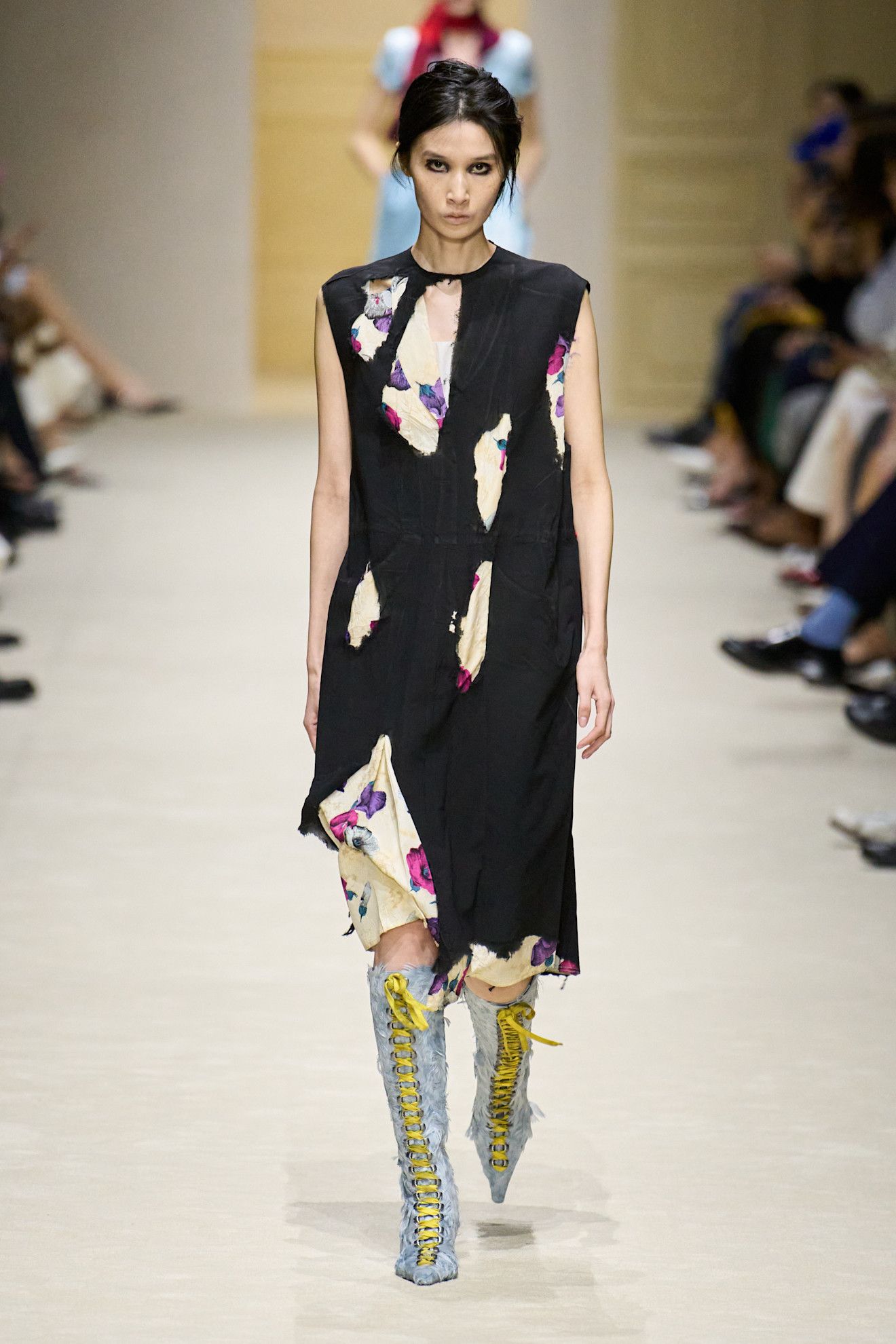 Prada autumn/winter 26 runway - Victoriana lace-up boots