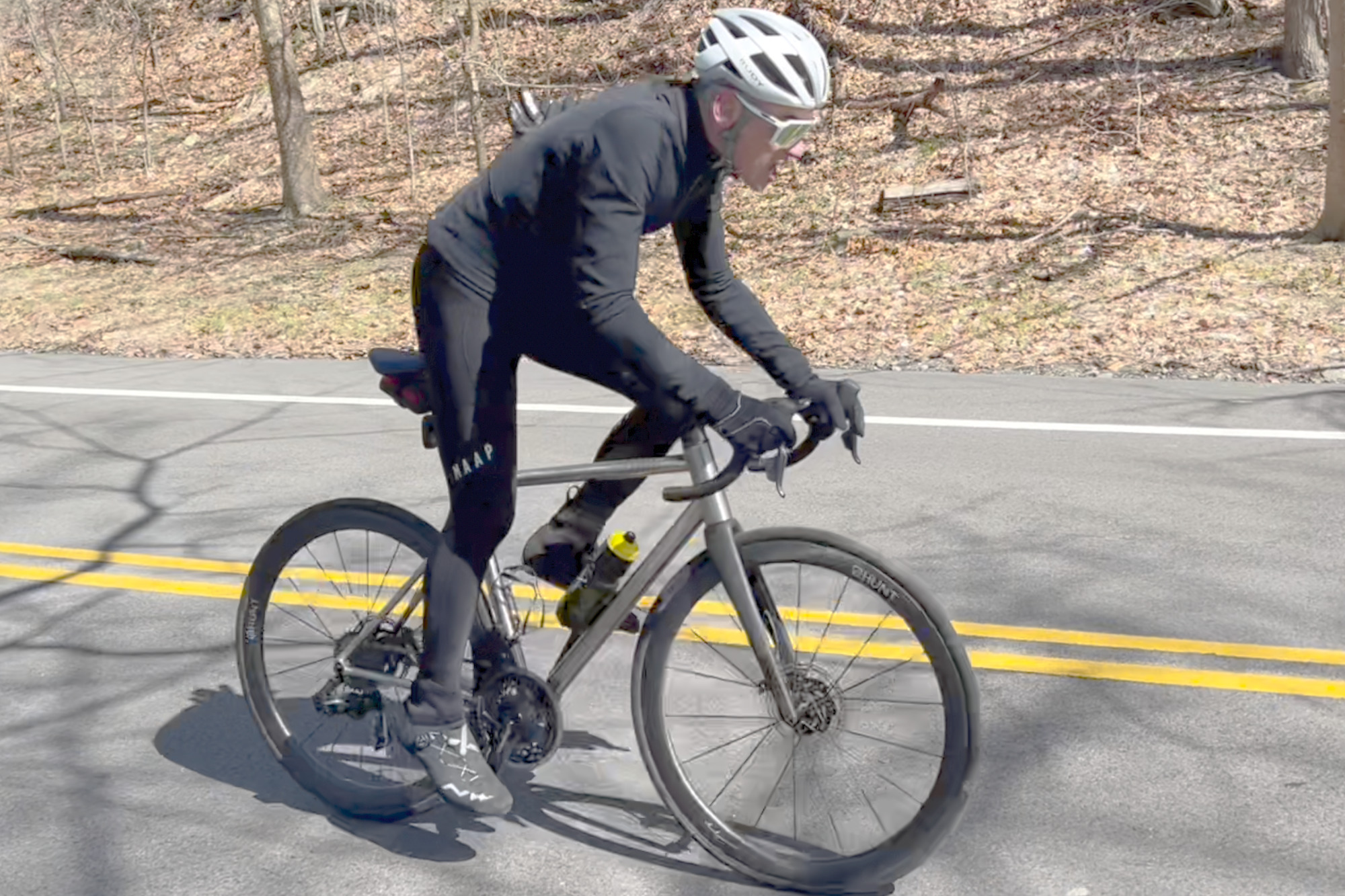 Blackheart Bike Co's Road Ti reviewed:  The Blackheard Road Ti responds quickly and offers a firm, stable, and supportive feel when climbing out-of-the-saddle.