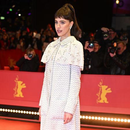 Margaret Qualley wearing Chanel at the Berlin Film Festival