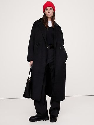 Double-Faced Wrap Coat