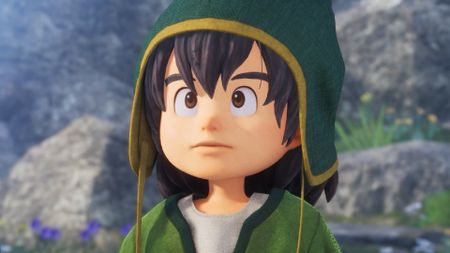 The protagonist of Dragon Quest 7 Reimagined stares into the distance