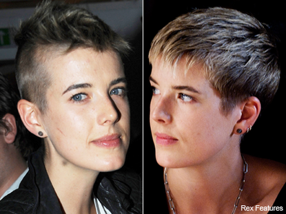 Love or hate? Agyness Deyn's half-shaven new 'do - hair, story, model, new, shaved, mohican, see, pics, pictures, London Fashion Week, Giles, Spring/Summer 2011, Marie Claire