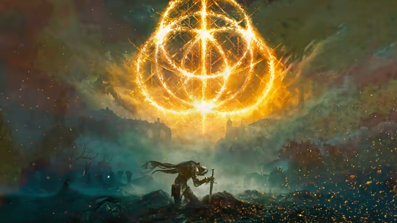Elden Ring box art footage.