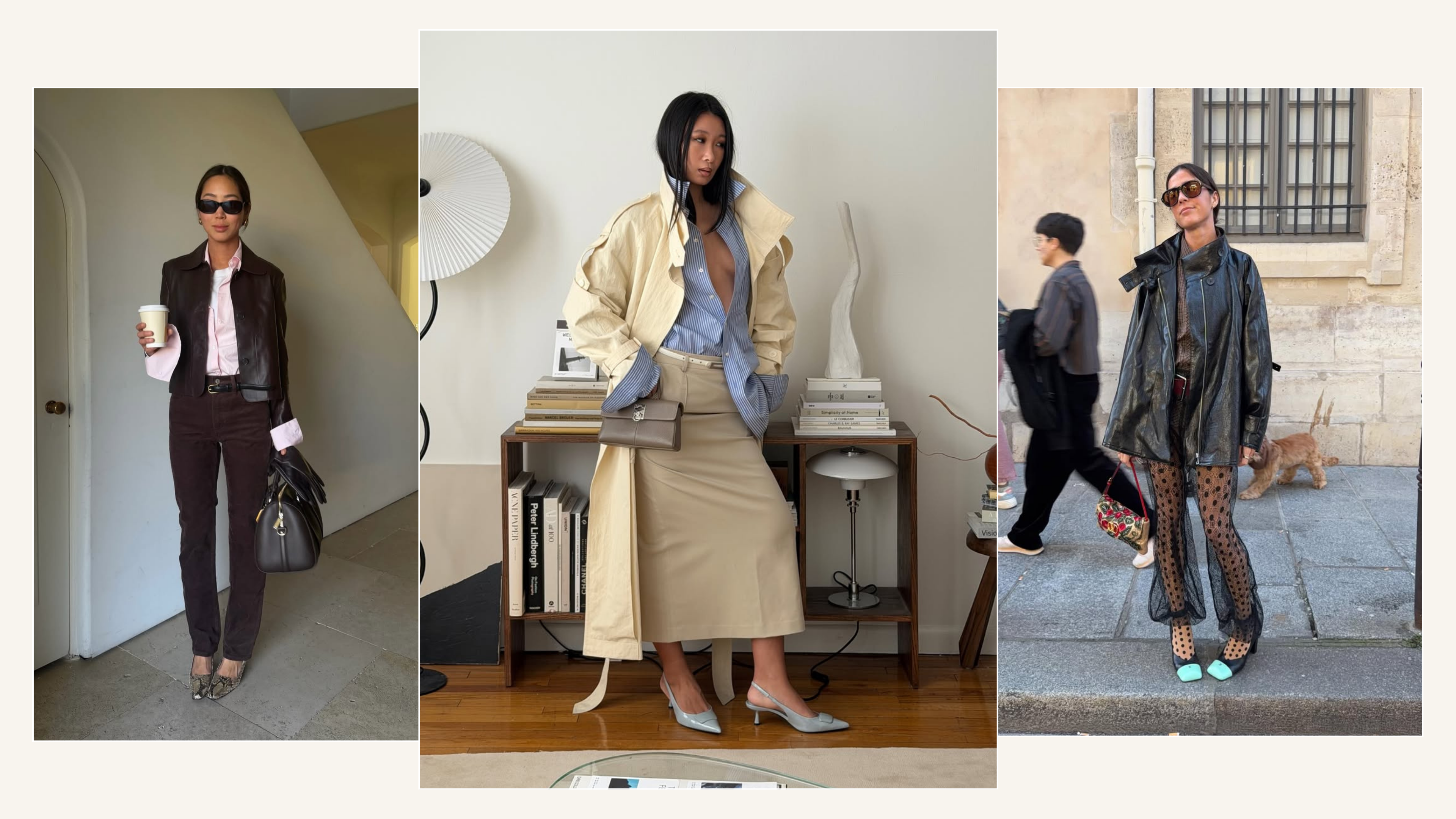  @aimeesong @thecarolinelin @vicmontanari wear spring outfits with heels