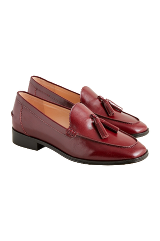 J.Crew Maison Tassel Loafers in Italian Leather 