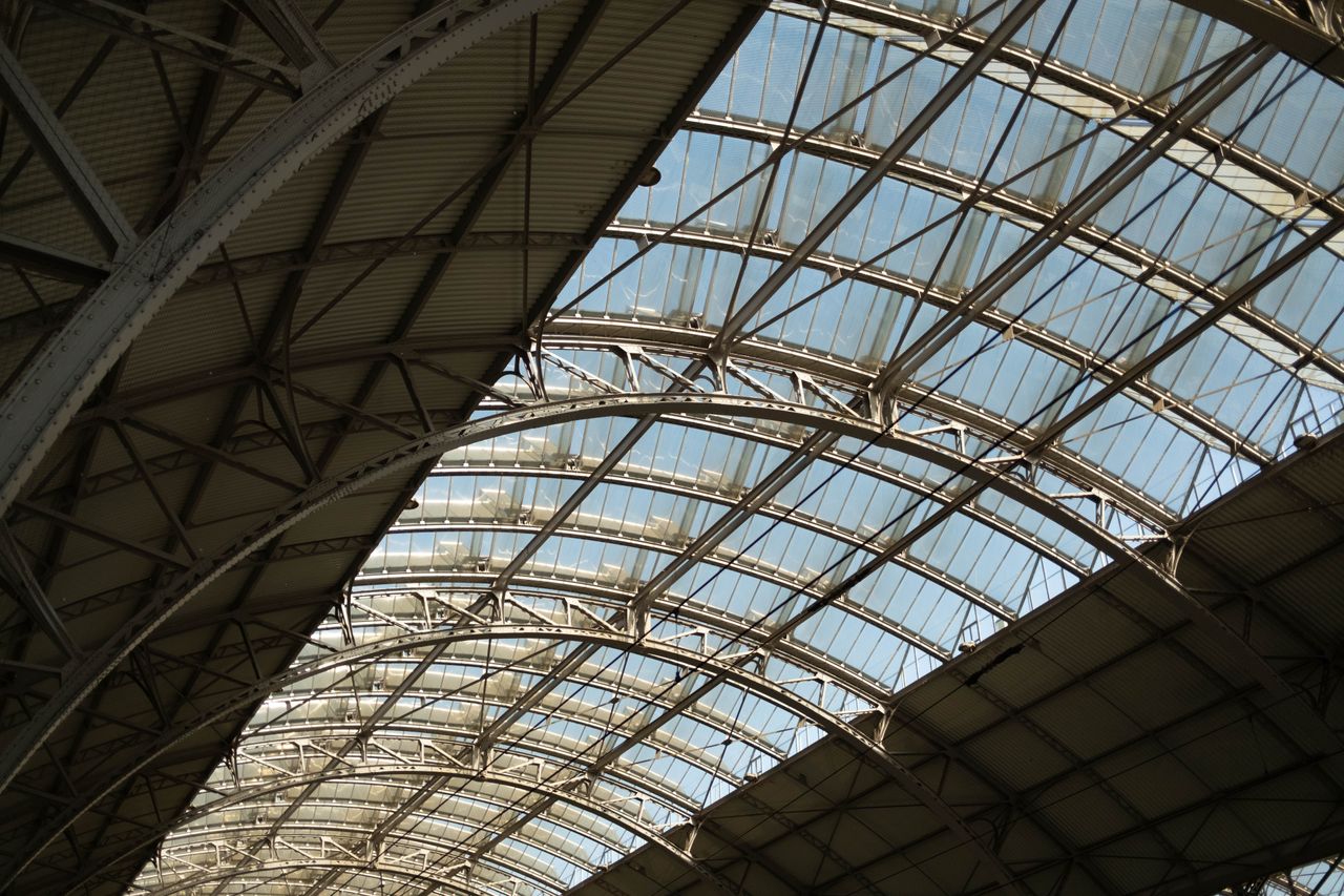 Roof of Prague railway station