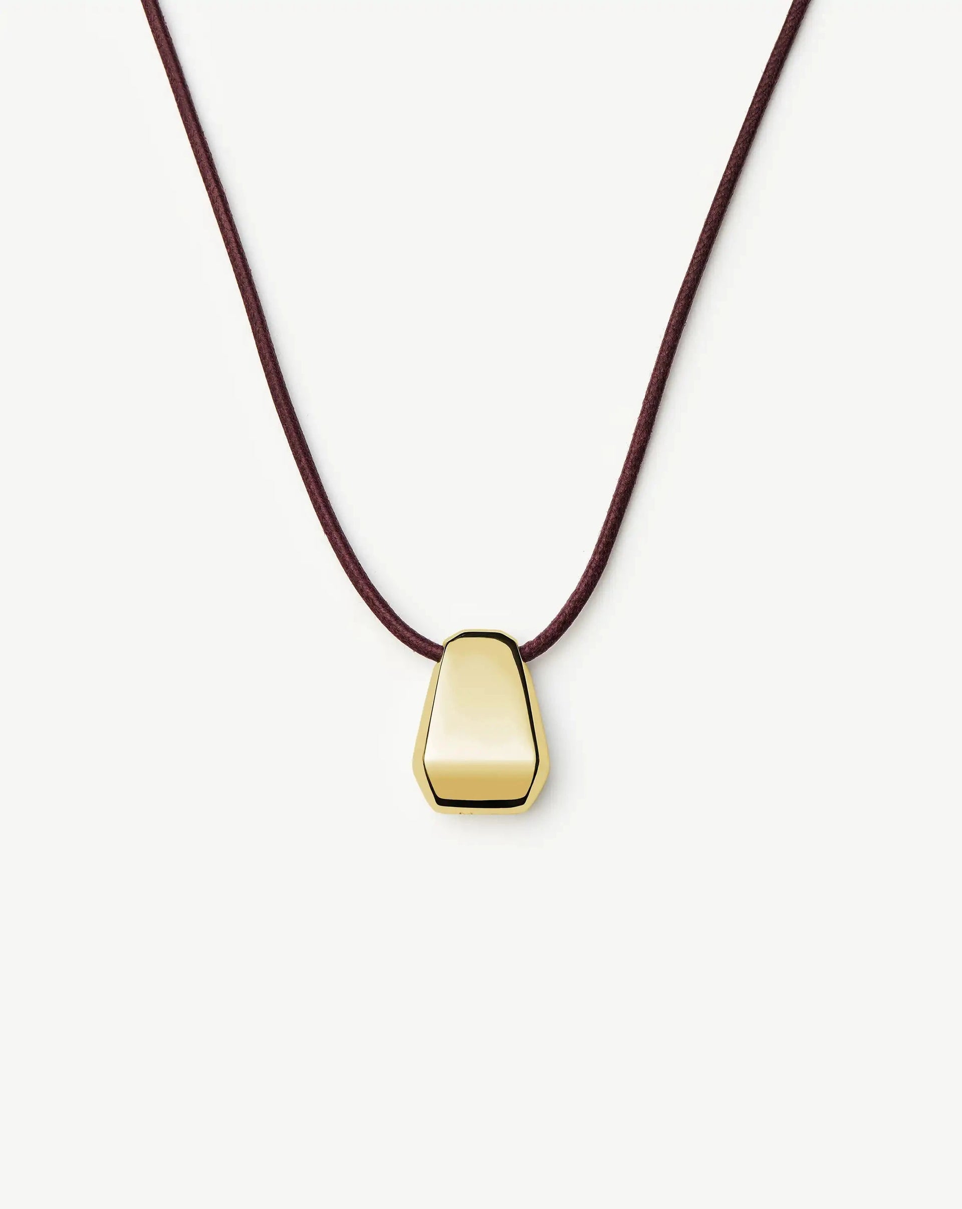 Lucy Williams Engravable Alco Cord Necklace | 18ct Gold Plated - 18ct Gold Plated
