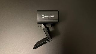 Elgato Facecam MK2 lying on its side, from above