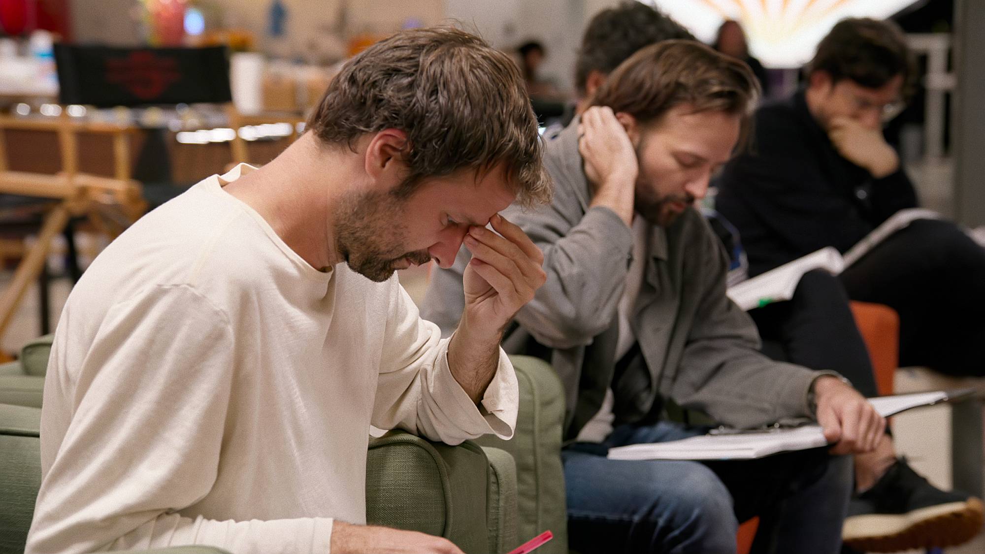 Director/Writer/Producer Ross Duffer and Director/Writer/Producer Matt Duffer in "One Last Adventure: The Making of Stranger Things 5" on Netflix