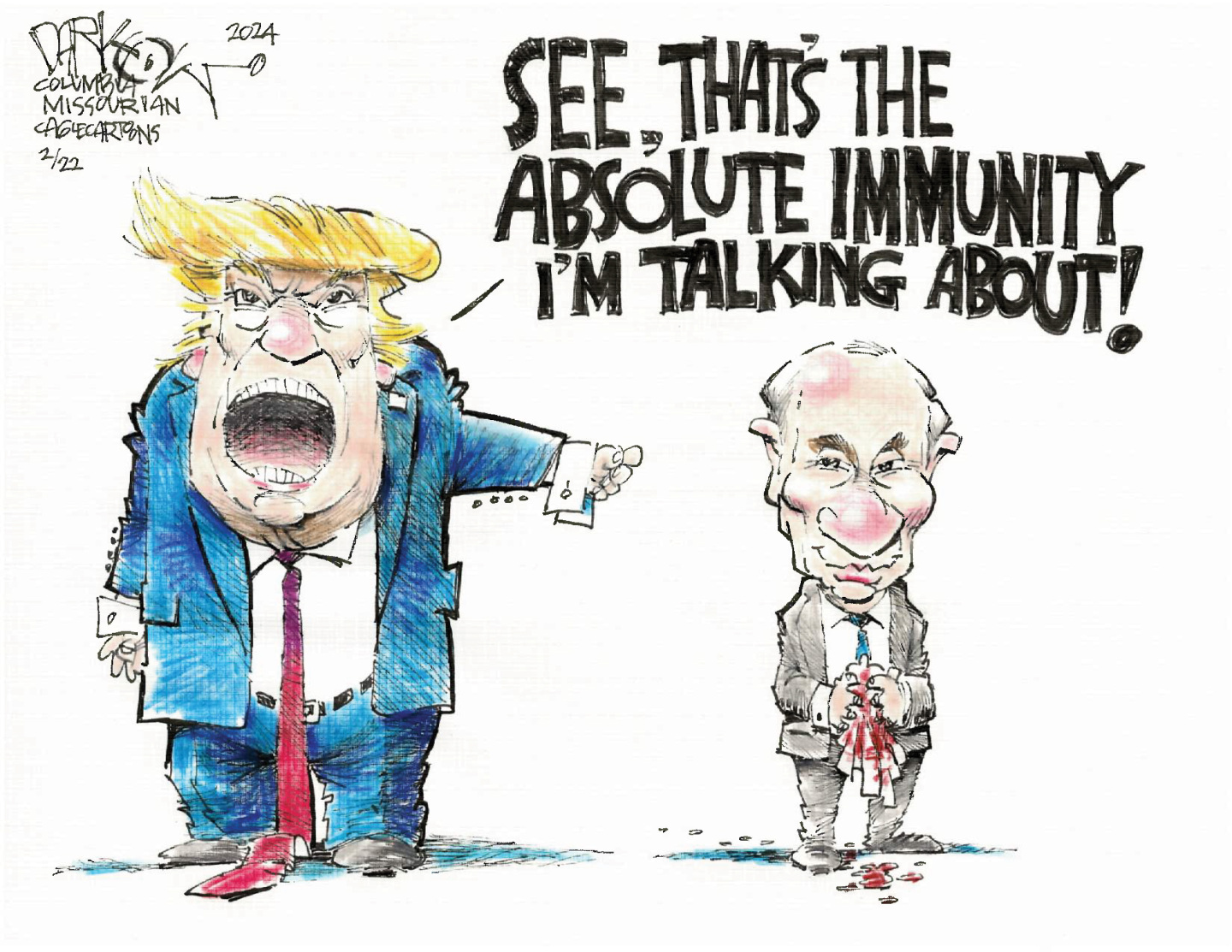 Political cartoon