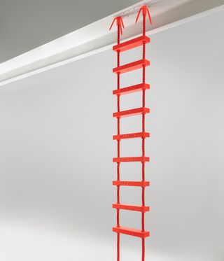 orange ladder by Virgil Abloh