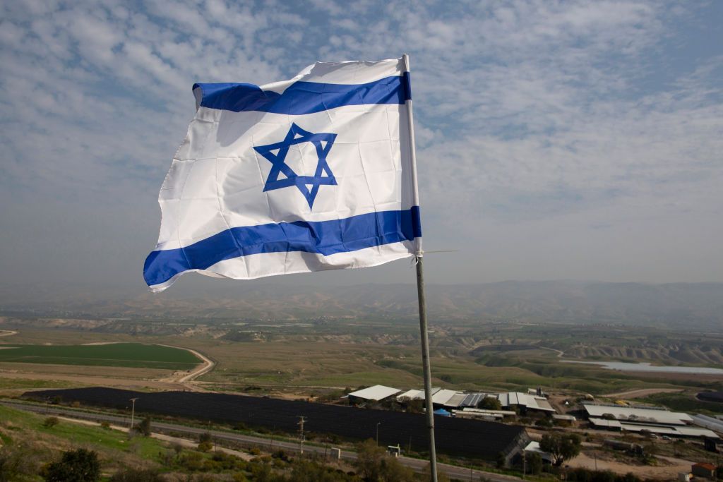 Israeli flag.