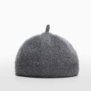 grey beret style hat