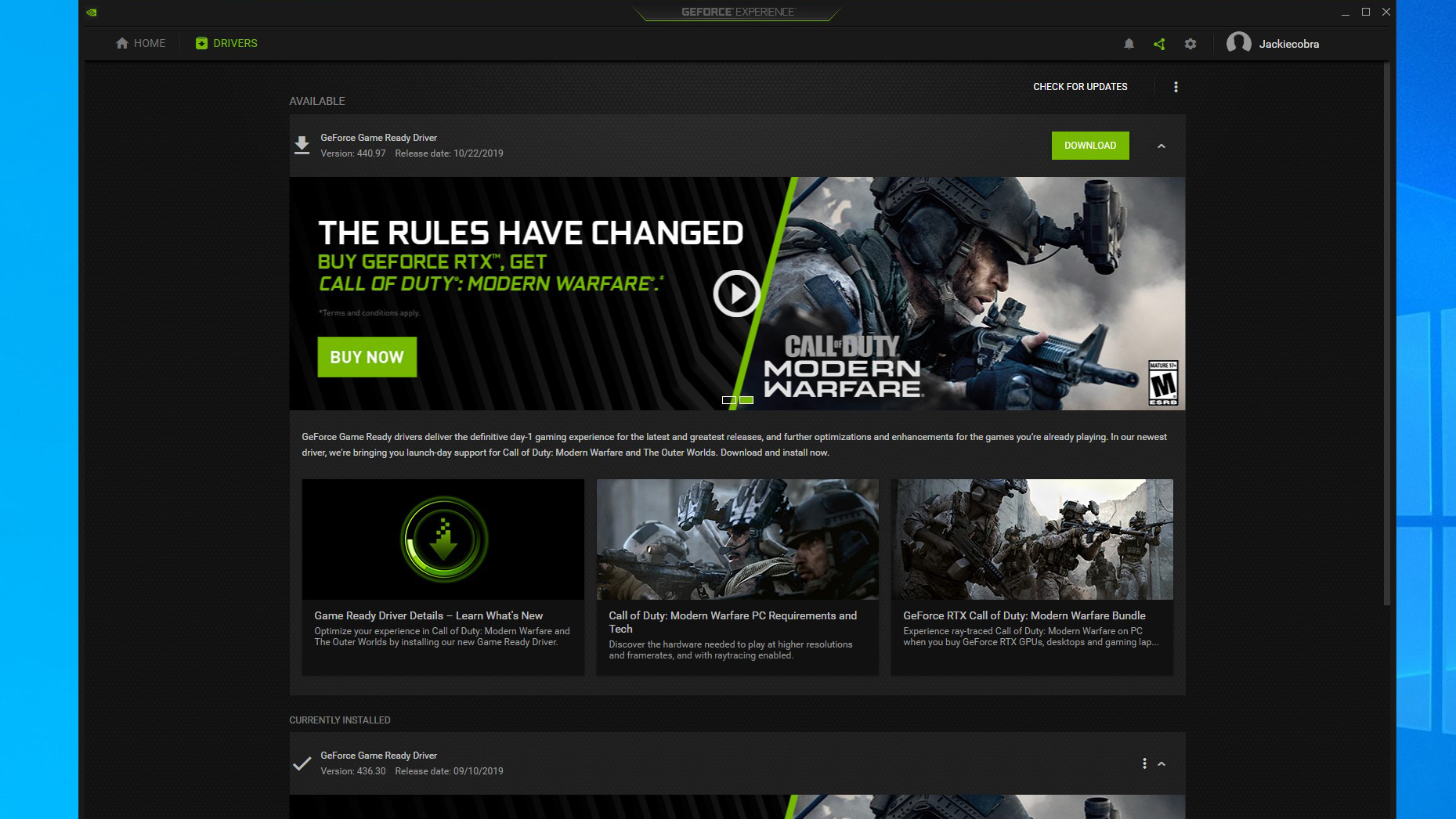 geforce drivers auto detect