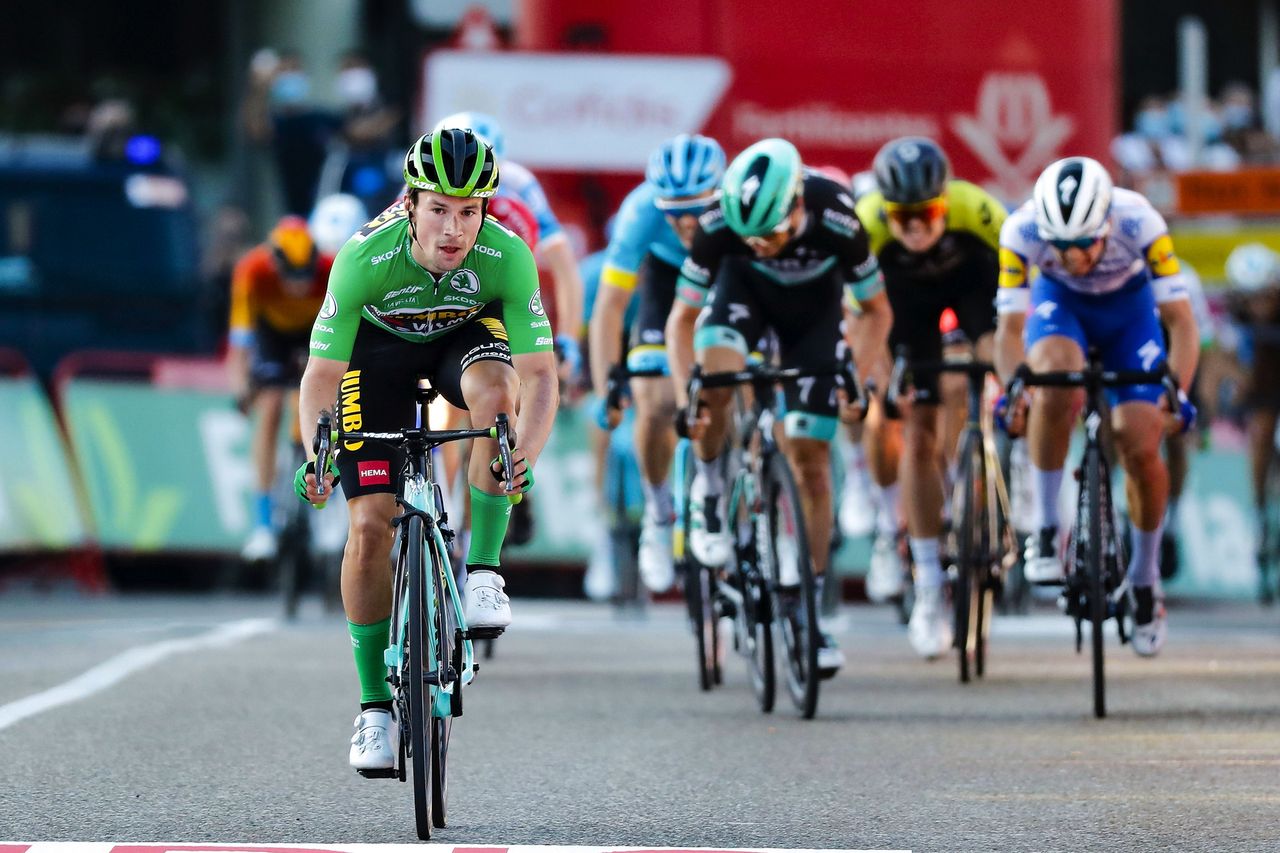 Vuelta Espana 2020 - 75th Edition - 10th stage Castro Urdiales - Suances 185 km - 30/10/2020 - Primoz Roglic (SLO - Team Jumbo - Visma) - photo Luis Angel Gomez/BettiniPhoto&Acirc;&copy;2020