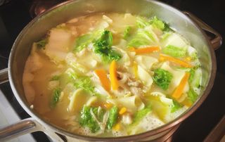 chunky soups, Chunky vegetable soup