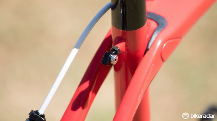 The frames feature a very neat integrated number plate holder