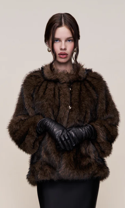 Guizio, Lucienne Faux Fur Topper