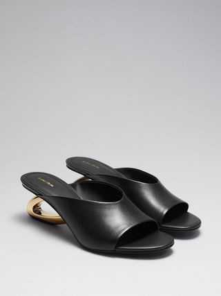 Golden Heel Mules