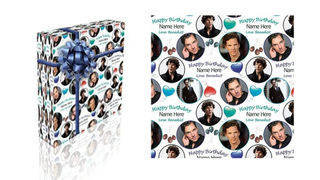 Benedict Cumberbatch Personalised Birthday Gift Wrap With 2 Tags
