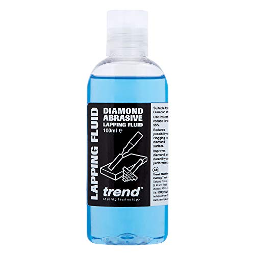 Trend Diamond Abrasive Lapping Fluid, 3.4 Fl Oz, Blue, Professional Grade Sharpening Fluid for Optimum Performance, Dws/lf/100
